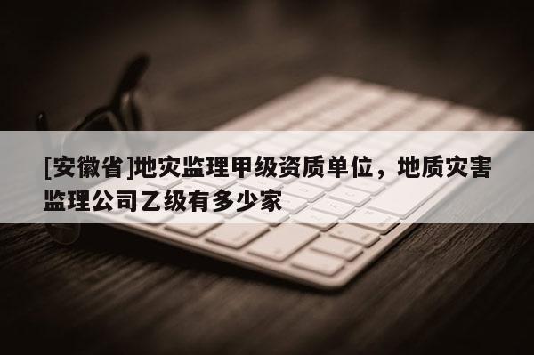 [安徽省]地災(zāi)監(jiān)理甲級(jí)資質(zhì)單位，地質(zhì)災(zāi)害監(jiān)理公司乙級(jí)有多少家