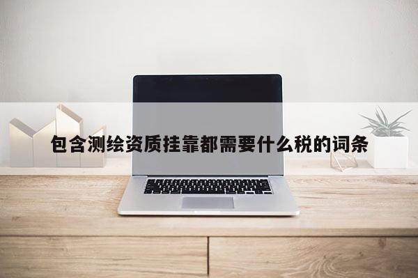 包含測繪資質(zhì)掛靠都需要什么稅的詞條