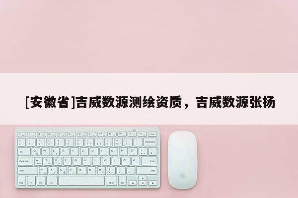 [安徽省]吉威數(shù)源測繪資質(zhì)，吉威數(shù)源張揚