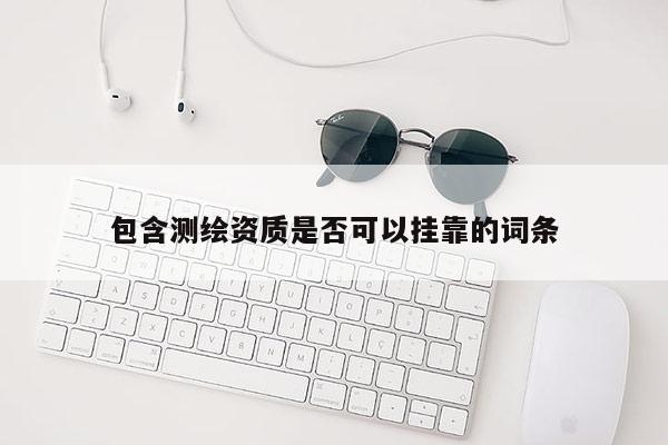 包含測繪資質(zhì)是否可以掛靠的詞條